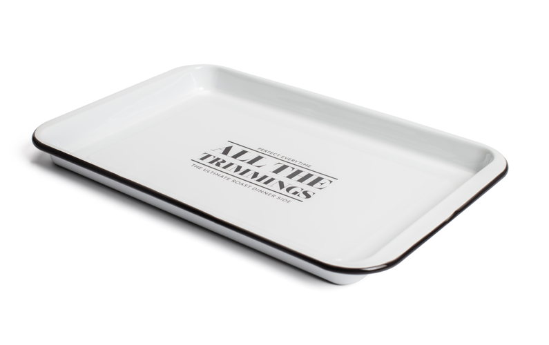 Habitat Winter Solstice Enamel 42cm All the Trimmings Oven Tray, £10