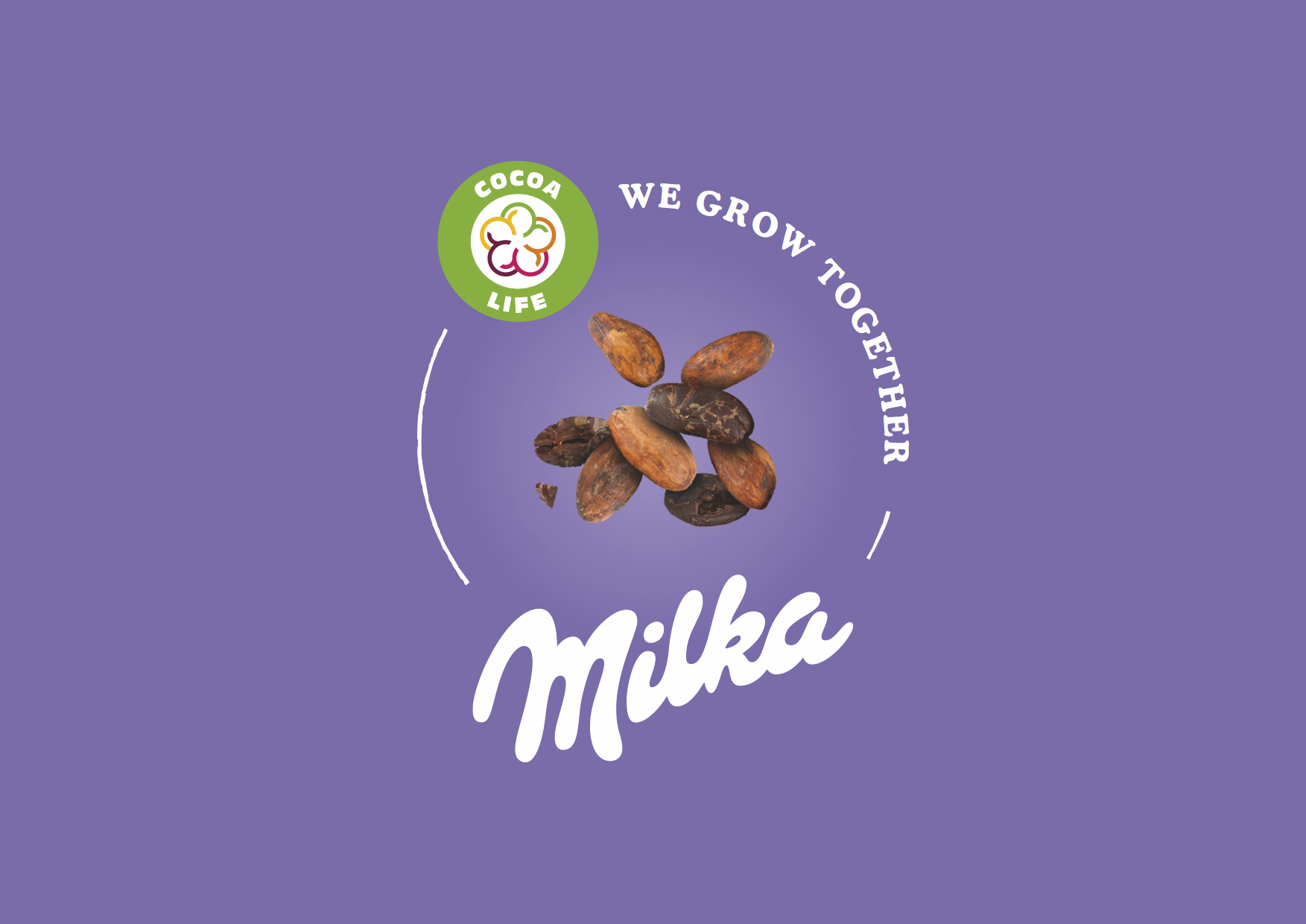 Милка лайф. Cocoa Life. Значок Cocoa Life. Milka логотип.