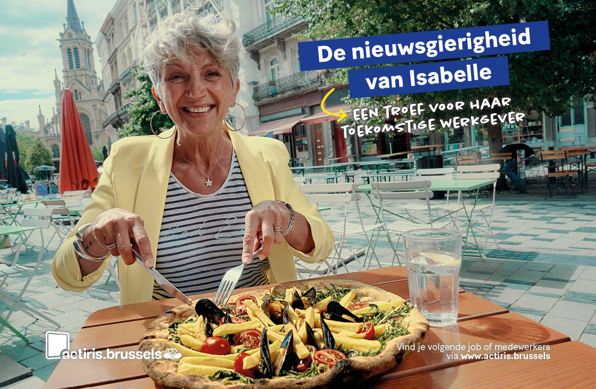 Een terrasje in de regen helpt je aan een job volgens Actiris en Ogilvy Social.Lab 