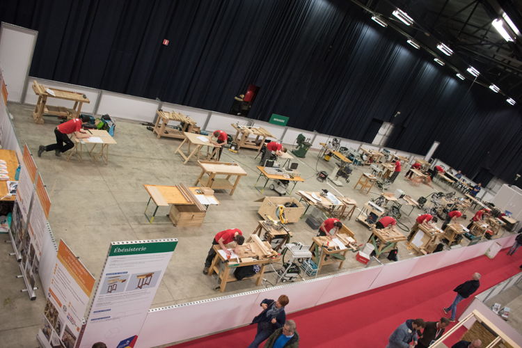 Au programme : 100 animations, 5 Conférences, et 22 finales de compétitions métiers (© WorldSkills Belgium)