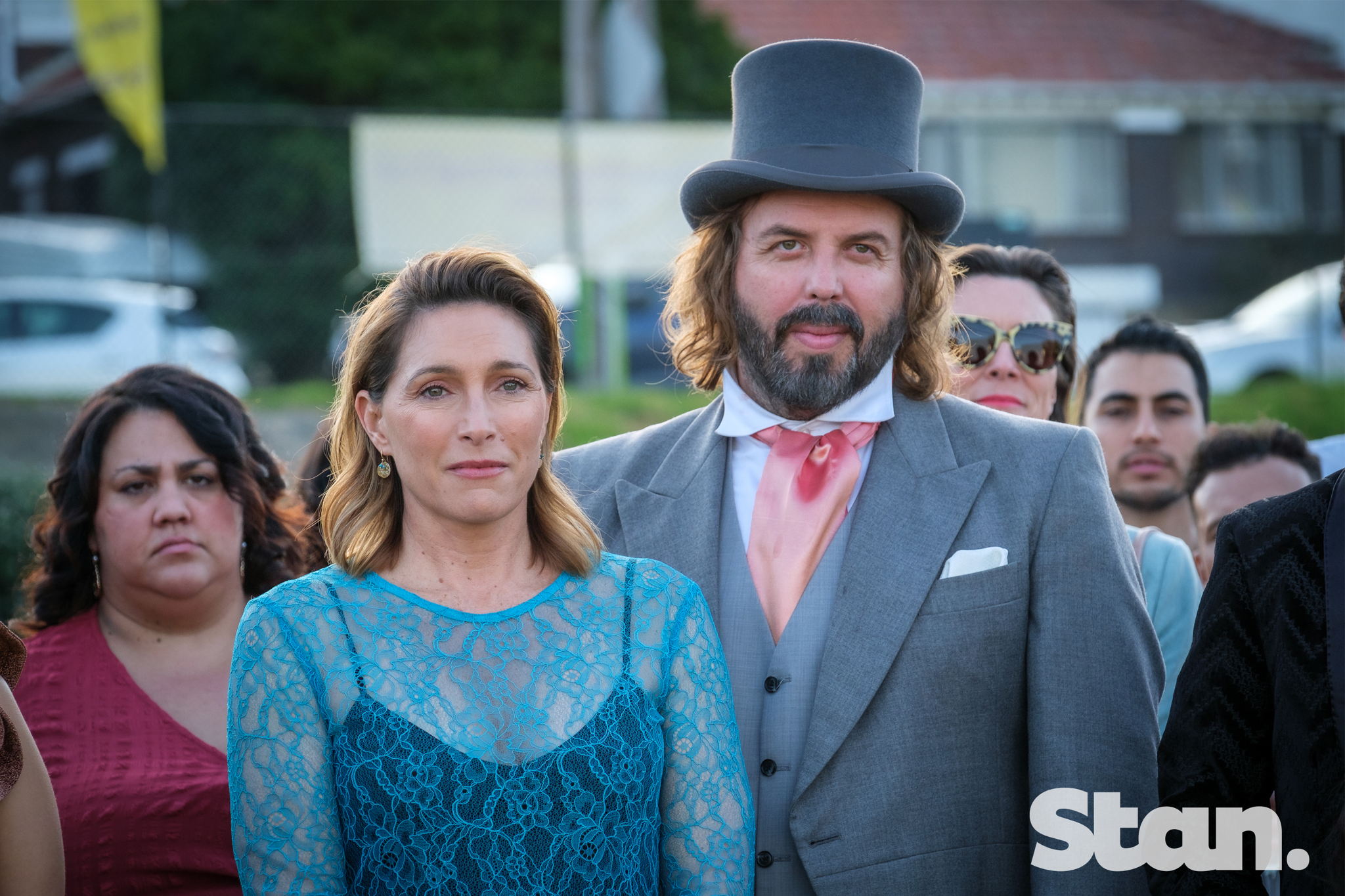 Claudia Karvan and Angus Sampson in Bump Claudia Karvan and Angus Sampson in Bump