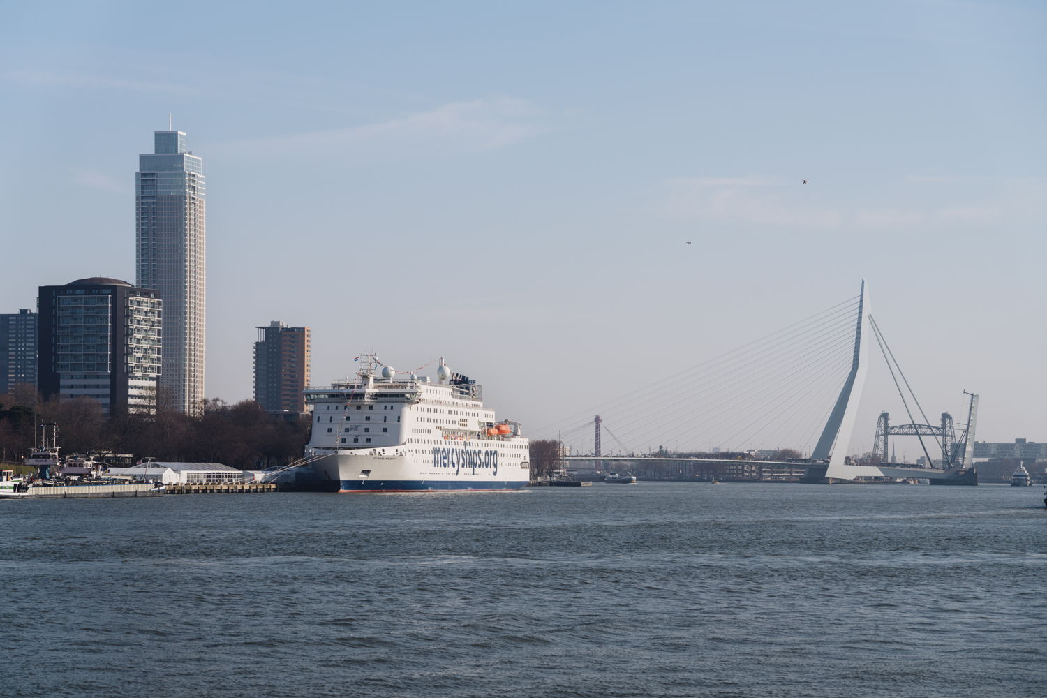 The Global Mercy docked at the port of Rotterdam for two weeks of public tours