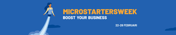 Van 22 tot 26 februari organiseert microStart de Microstarters Week in het teken van de economische relance