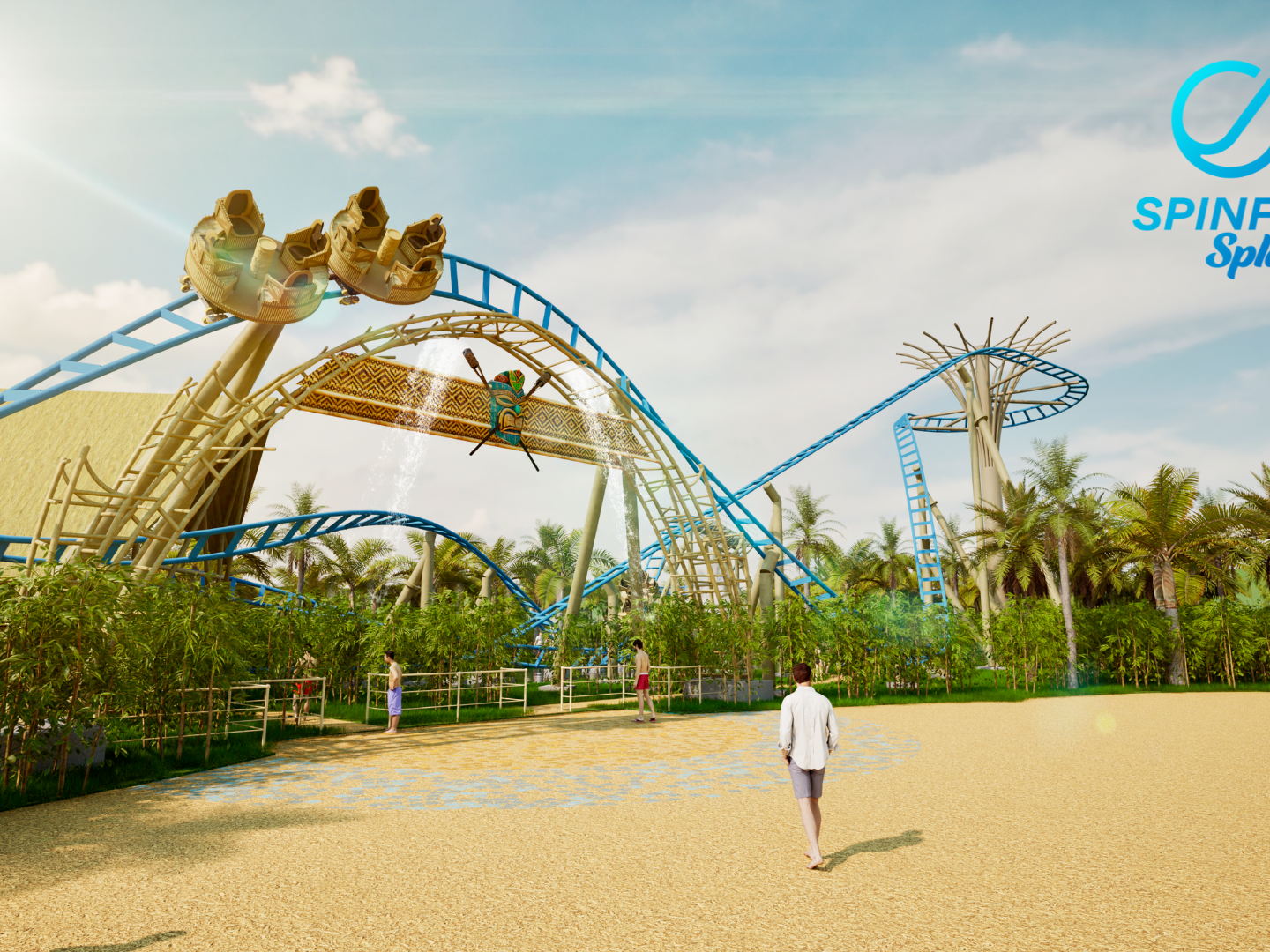 Spinfinity Coaster Splash va faire des vagues dans un parc aquatique français