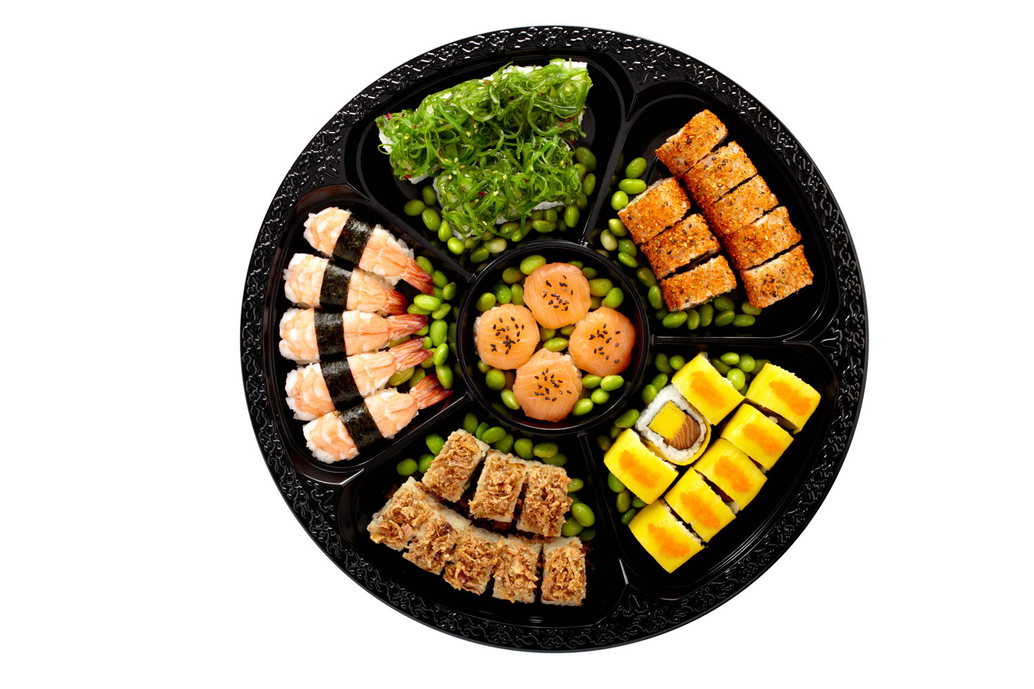 Bento met zalm