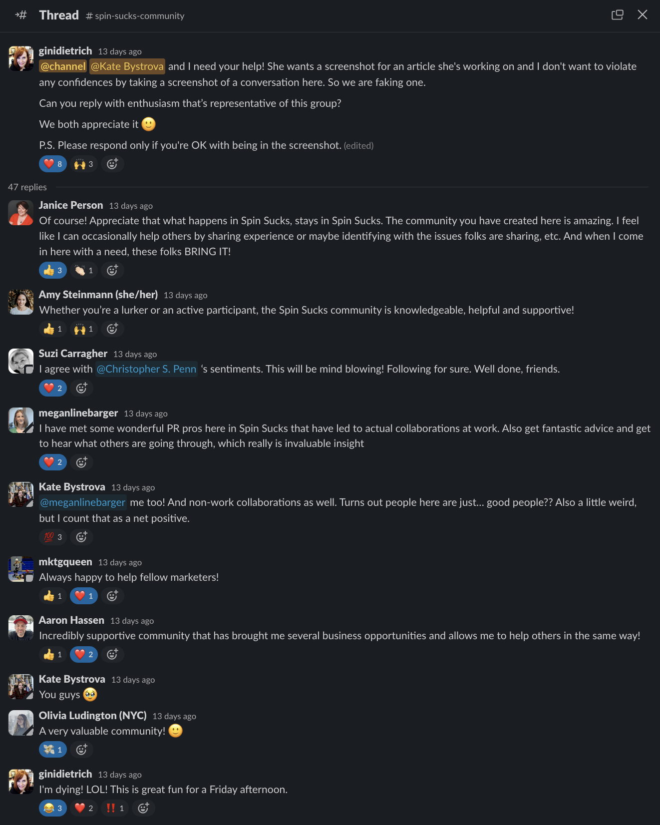 47 replies is too many replies, people!! ❤️