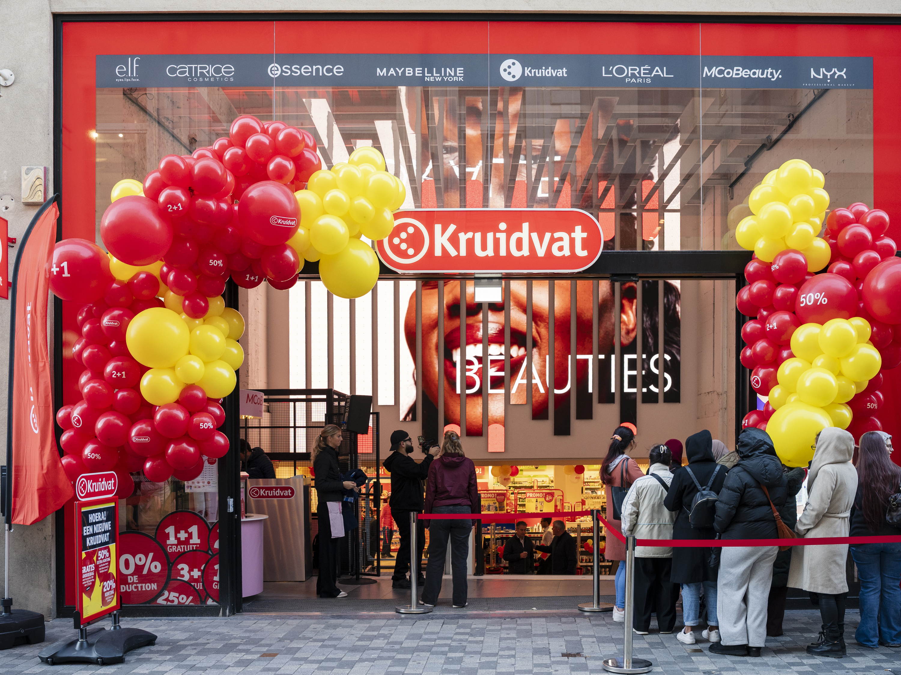Kruidvat opent nieuwe winkel in de Nieuwstraat