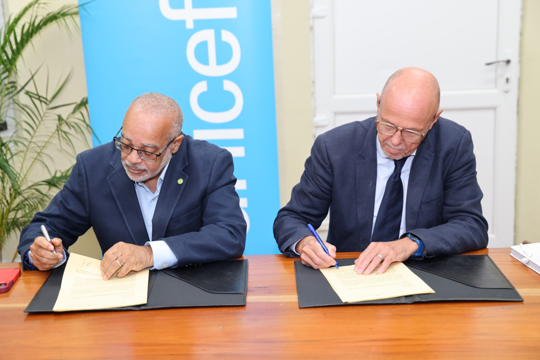 UNICEF and OECS Strengthen Partnership to Improve Lives of Children in Eastern Caribbean 