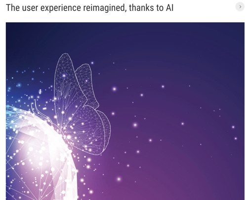 The user experience reimagined, thanks to AI