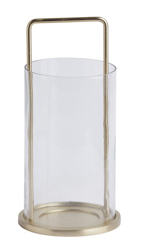 Habitat Citrine Medium Gold Lantern