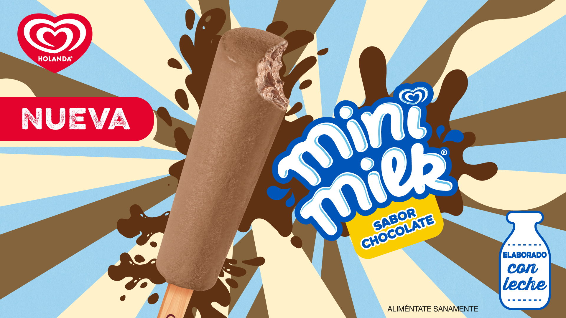 Helados Holanda suma a su portafolio: Mini Milk Chocolate