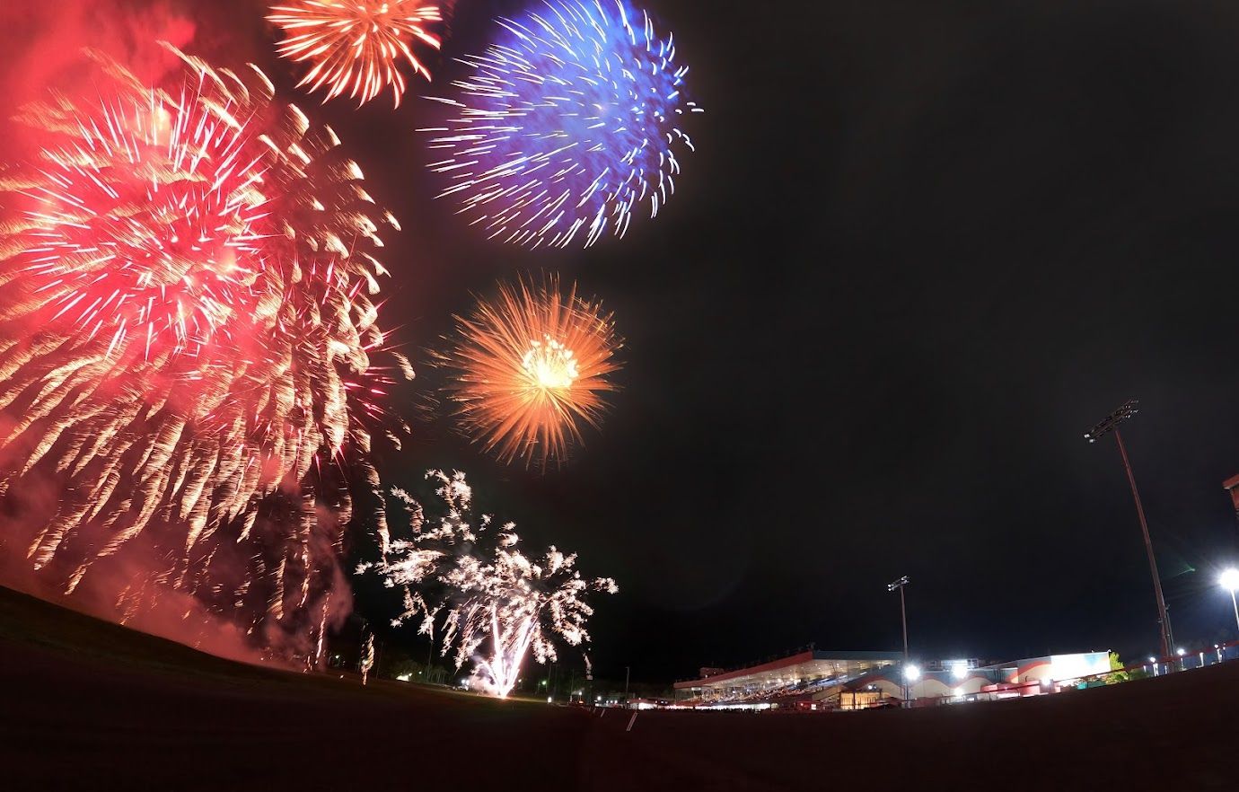 Fireworks at Woodbine Mohawk Park (New Image Media) Fireworks at Woodbine Mohawk Park (New Image Media)