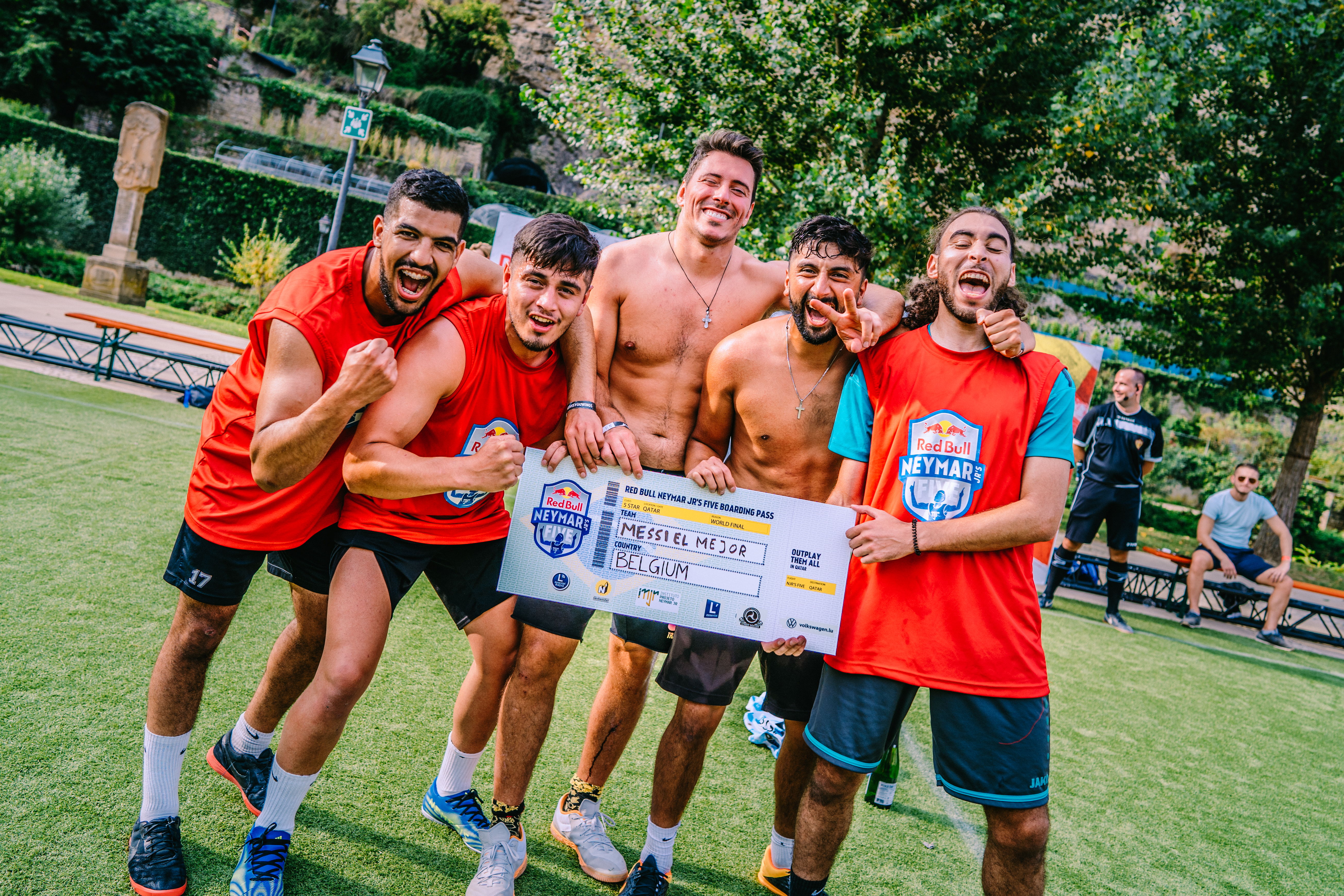Team Messi El Mejor uit Antwerpen, de winnaars van de Belgische finale Team Messi El Mejor uit Antwerpen, de winnaars van de Belgische finale
