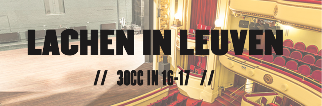 Comedy-programmatie 30 CC Leuven voor 16-17
