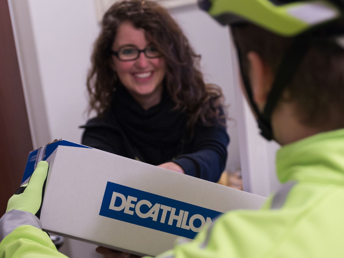 Decathlon livre vos commandes en ligne de manière écologique