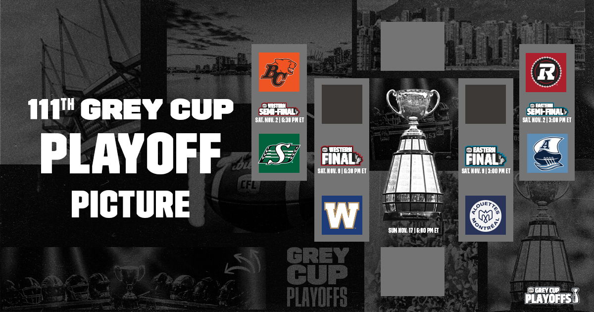 SEMI-FINAL SATURDAY HEADS TO TORONTO AND SASKATCHEWAN