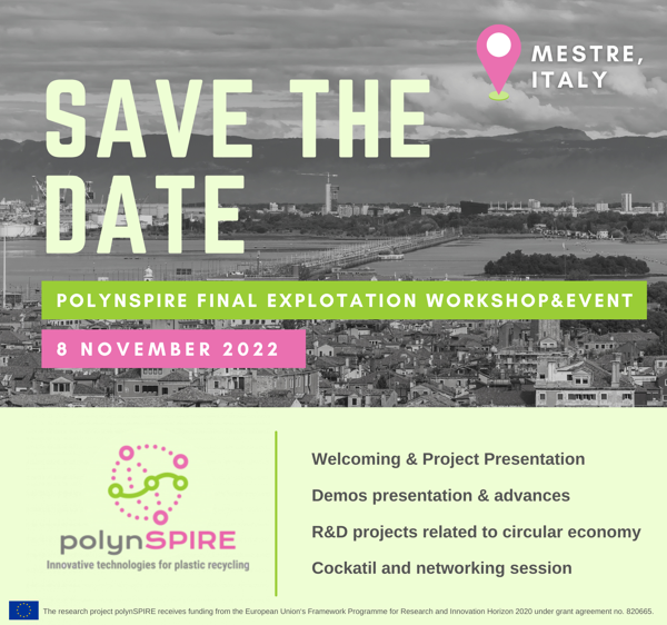 SAVE THE DATE - POLYNSPIRE final explotation workshop & event
