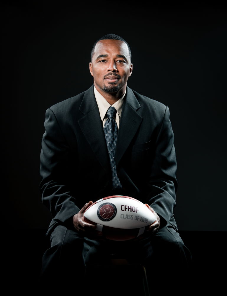 Barron Miles, membre de la cuvée 2018 du Temple de la renommée du football canadien. Photo : Johany Jutras/LCF.ca