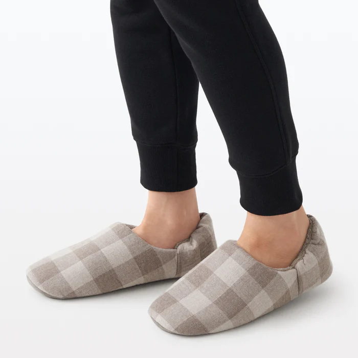 MUJI Flannel Room Shoes, $24.90, muji.us