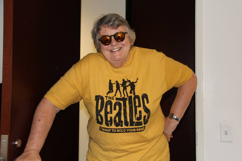 Terri Hemmert at Chicago Fest for Beatles Fans (photo credit: Terri Hemmert)