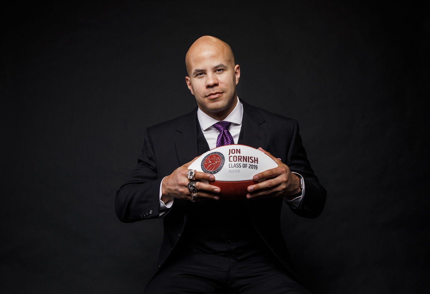 Jon Cornish, Canadian Football Hall of Fame Class of 2019 Inductee. Photo credit: CFL.ca/Kevin Sousa