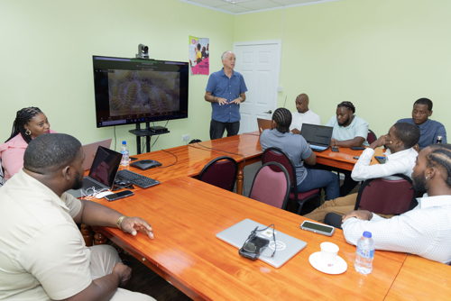 Simon D Walsh – MPA Manager Dominica sharing his experience with treating SCTLD