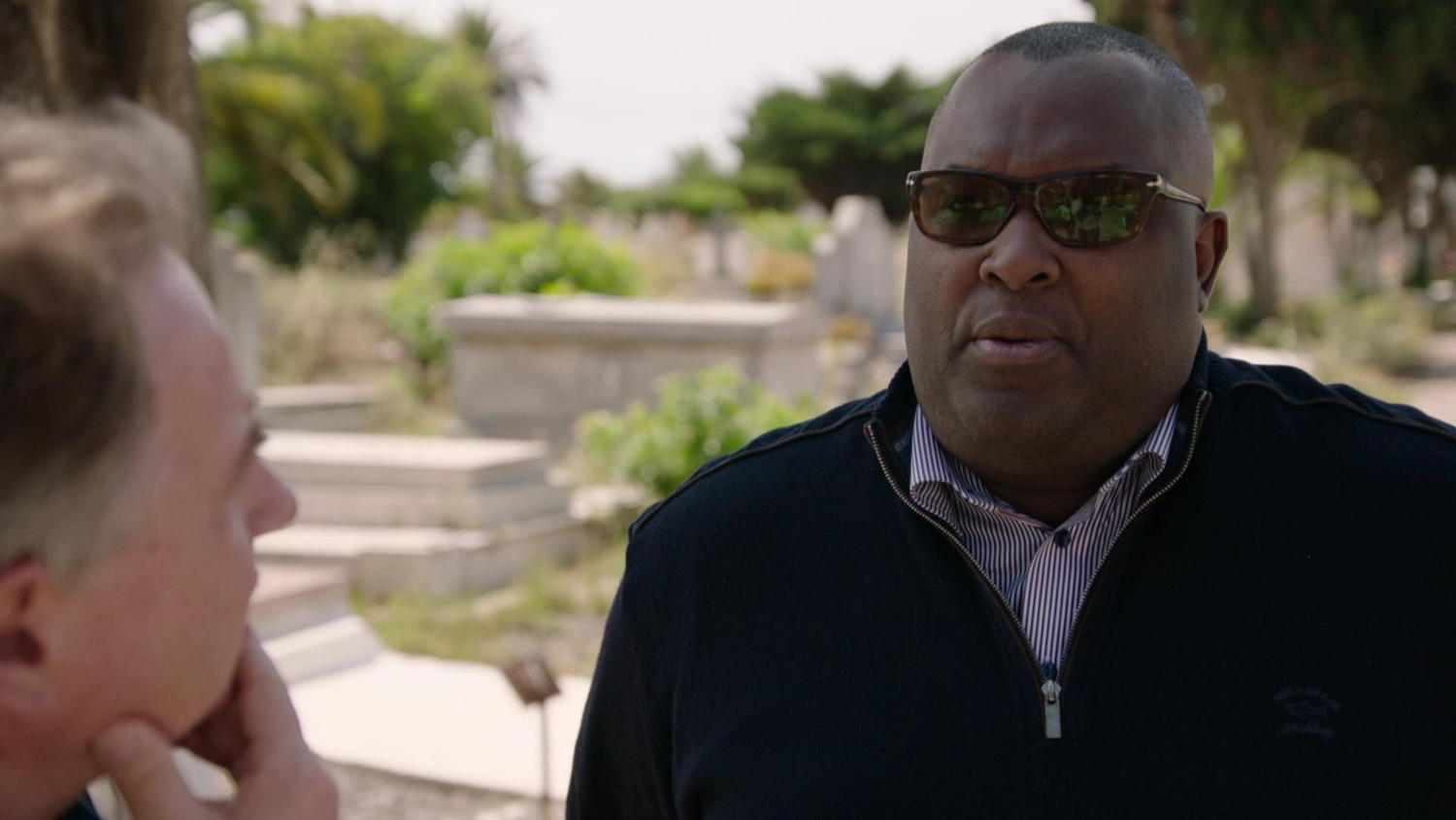 Peter Verlinden en Nzanga Mobutu - (c) VRT