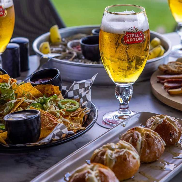 Stella Artois patio food