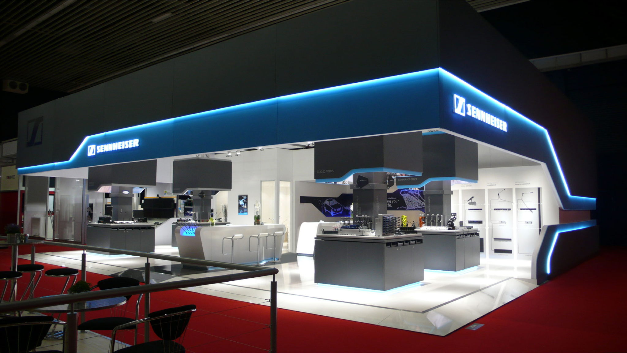 Sennheiser booth at ISE 2012 Sennheiser booth at ISE 2012
