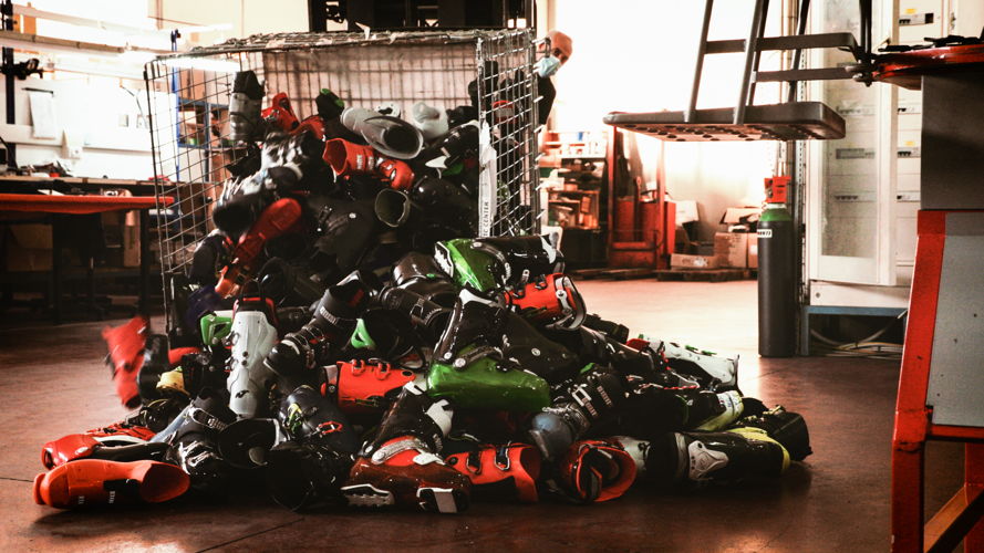 Recycle Your Boots recycling process