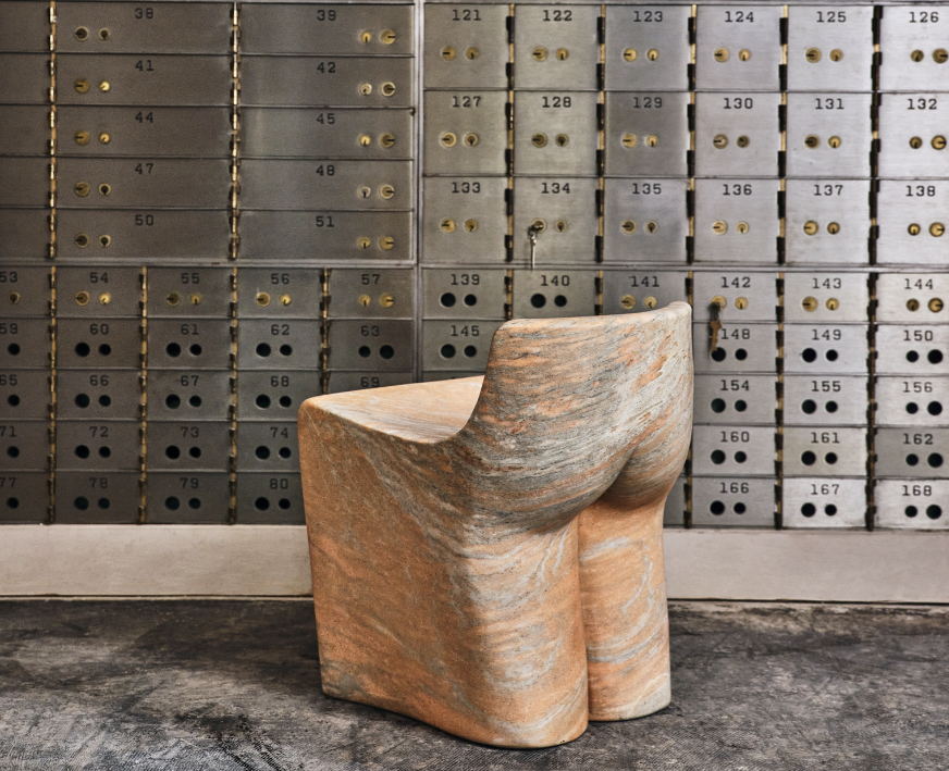 Butt Stool - Sunset Pink, $4,900, www.kellywearstler.com (Image credit: The Ingall's)