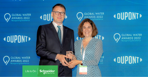 Schneider Electric wint "Water Technology Company of the Year" tijdens de Global Water Awards 2022