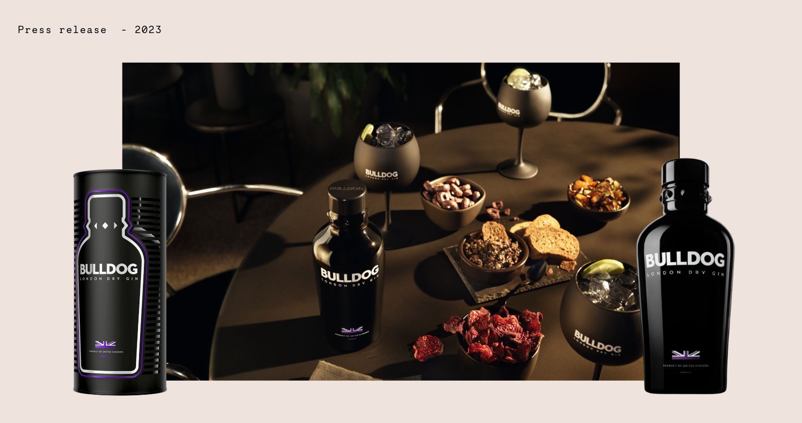 Bold het eindejaar in met de limited edition Bulldog Gin-fles