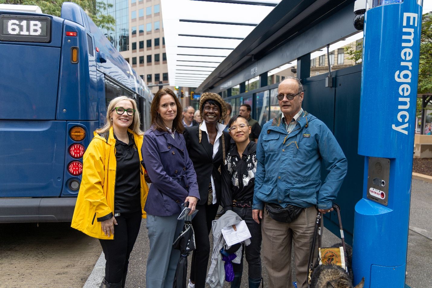 PRT CEO and Board Members at Market Square PRTX Station PRT CEO and Board Members at Market Square PRTX Station