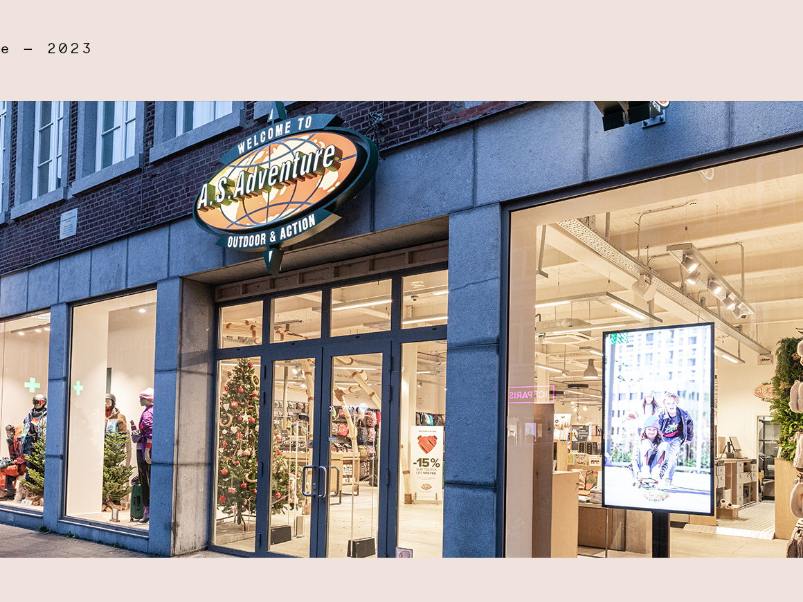 Le spécialiste belge de l'outdoor et du lifestyle A.S.Adventure investit dans sa présence locale à Namur : ouverture d'un magasin plus spacieux, fort d’une gamme élargie