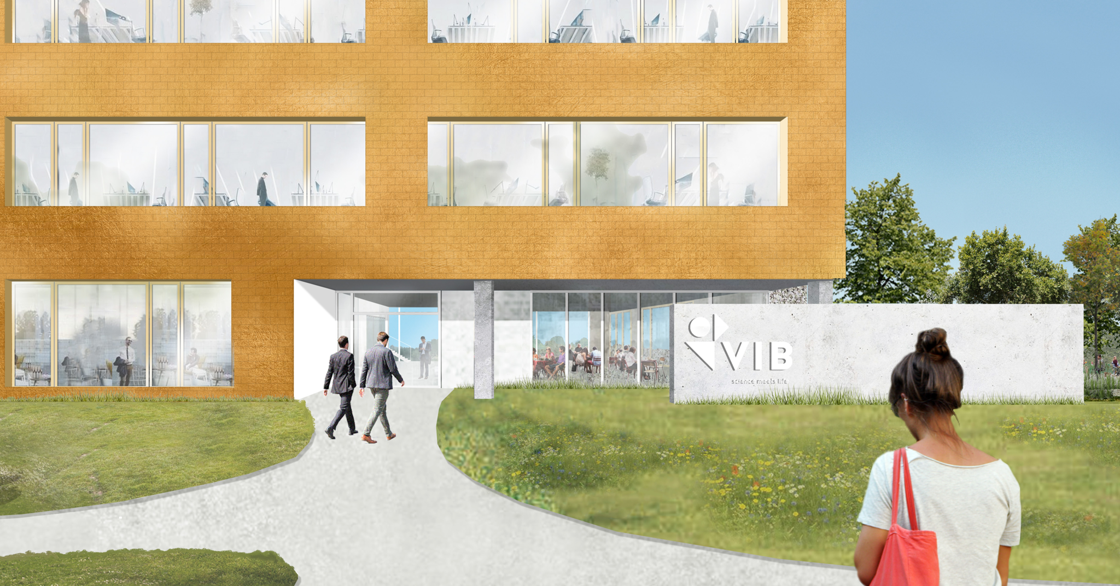 Eerste steen VIB Bio-Incubator in Gent