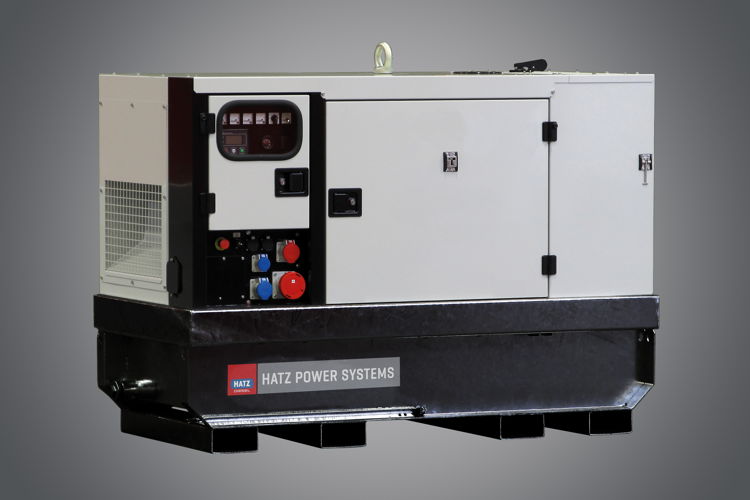 Equipped with the Hatz 4H50TI engine, the newest generating set Hatz HEA 27TDCW5 produces 27 kVA