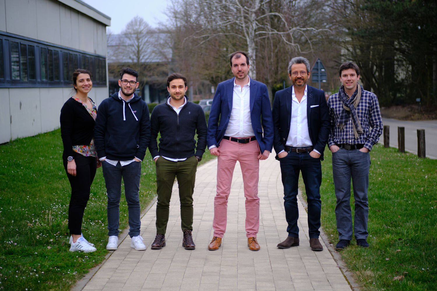 The VOCSens team in March 2021 (Photo: Gabriel Van Zandycke)