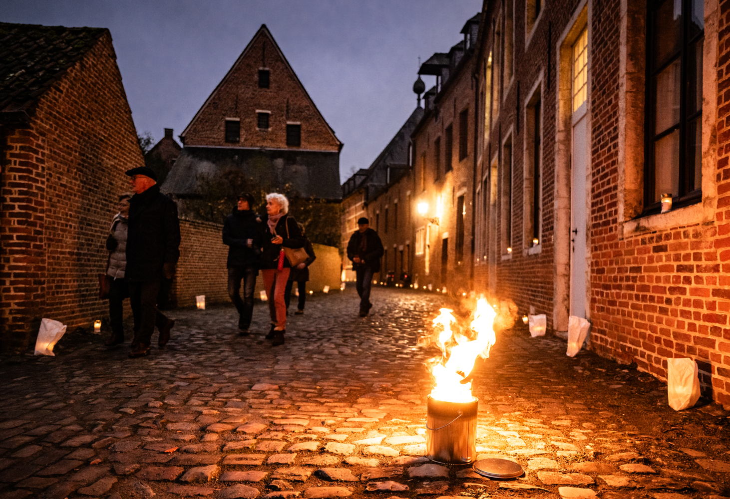 Groot Begijnhof bij kaarslicht