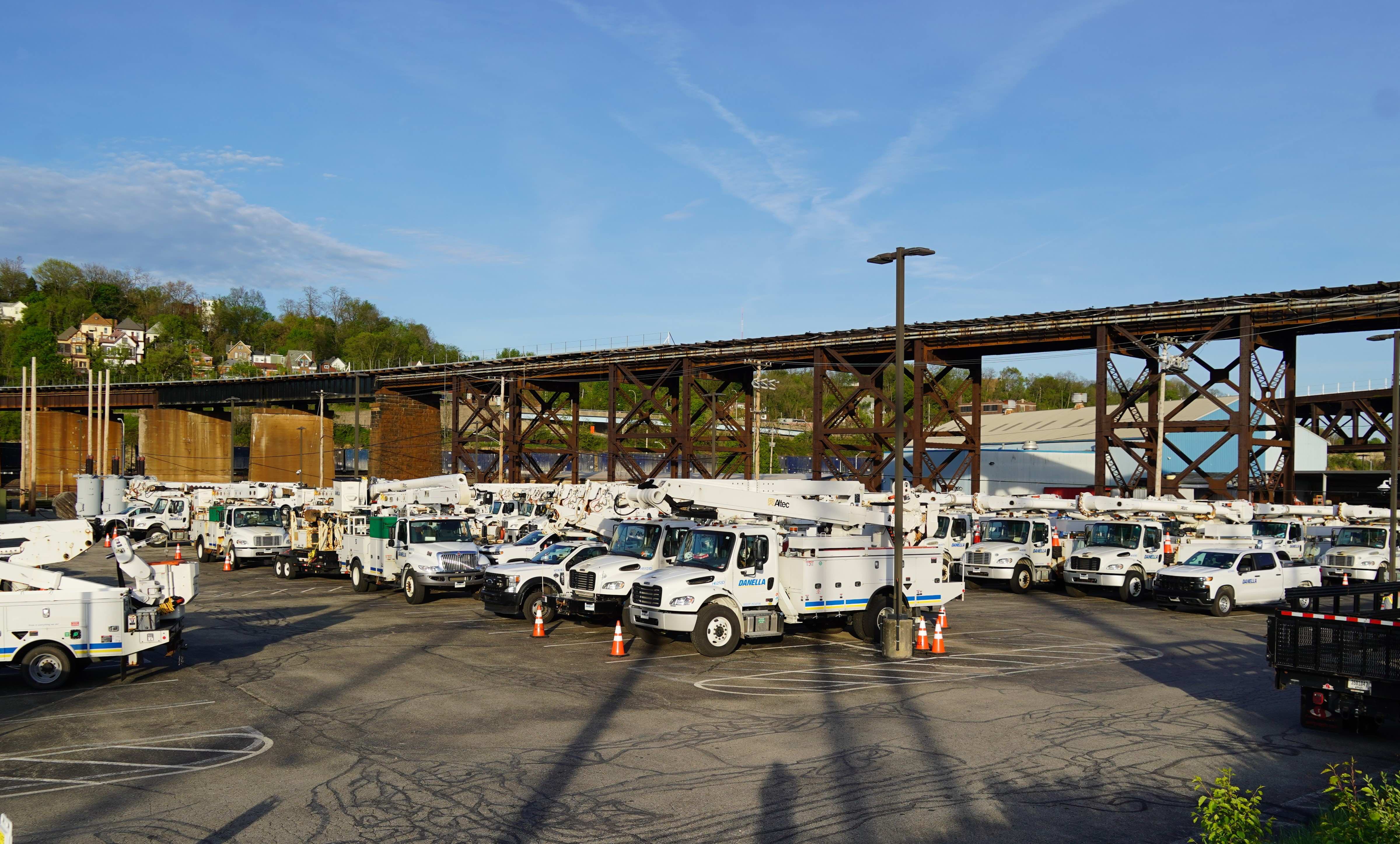 Personnel from neighboring utility contractors stationed at DLC facility.
