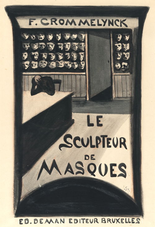Léon Spilliaert (Ostend, 1881 – Brussels, 1946) Le Sculpteur de Masques, 1907 India ink wash, pen and coloured pencil on paper 45,2 x 31,3 cm