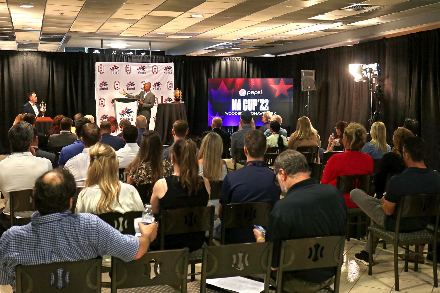 The draw was held at Woodbine Mohawk Park. (New Image Media)