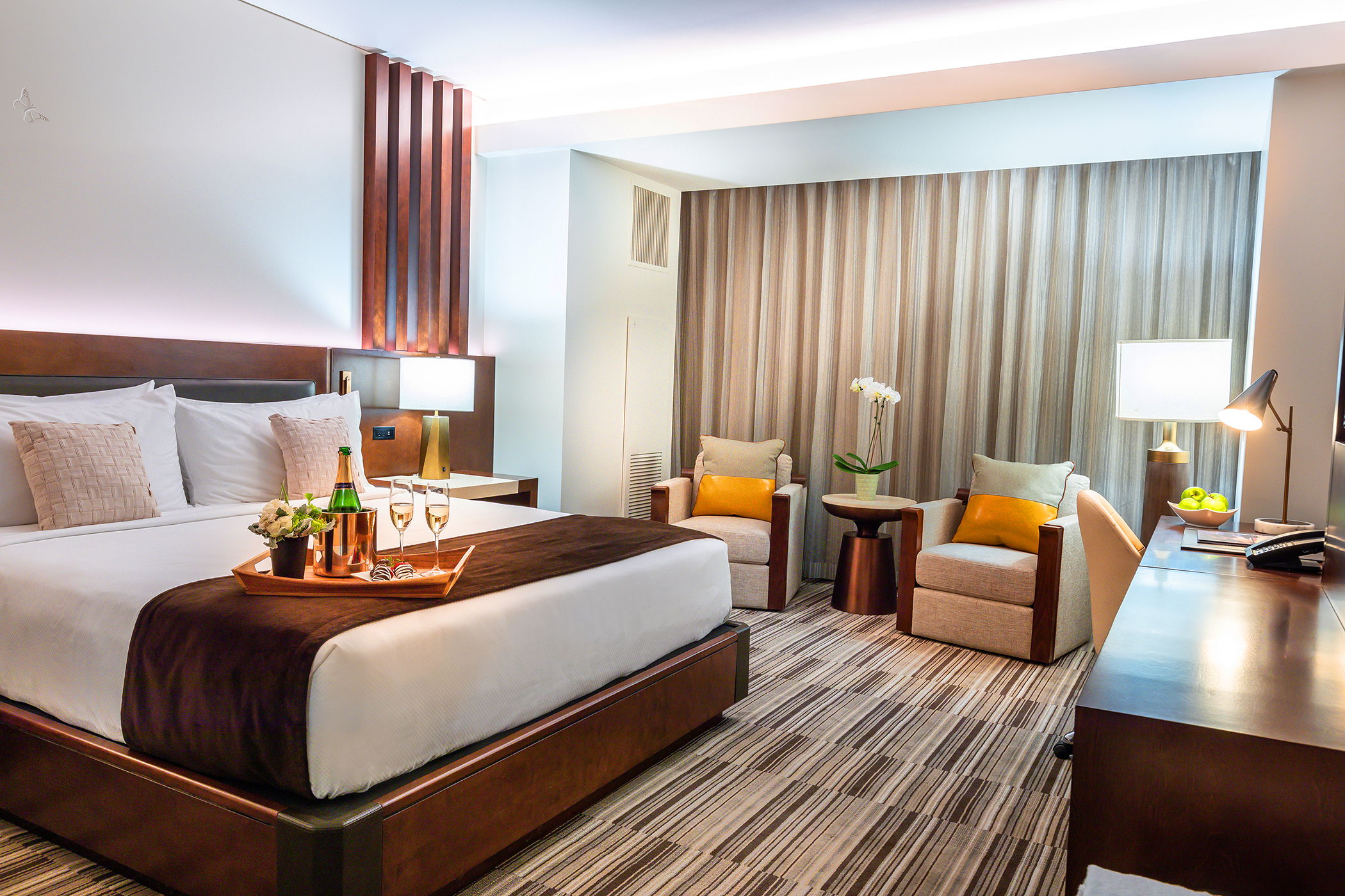 One of Monarch Casino Resort Spa's luxurious, mountain modern hotel rooms and suites