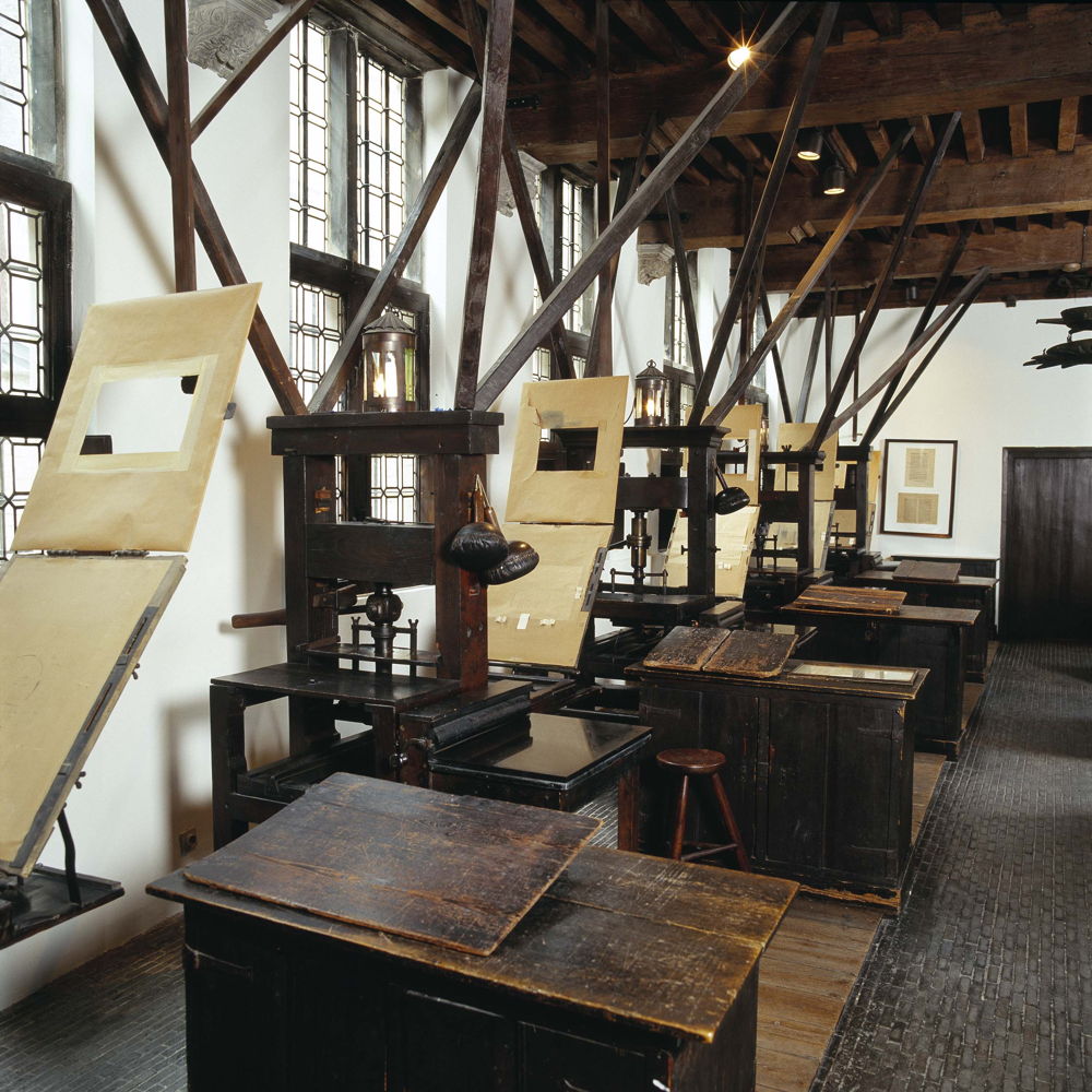 Museum Plantin-Moretus, printing presses, photo: Joris Luyten