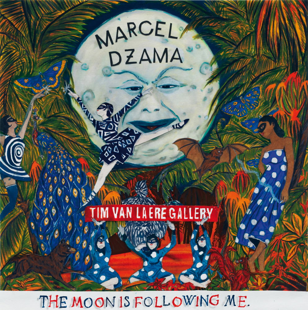 Marcel Dzama, The moon is following me, 2020. © Marcel Dzama, courtesy the artist, Tim Van Laere Gallery, and David Zwirner