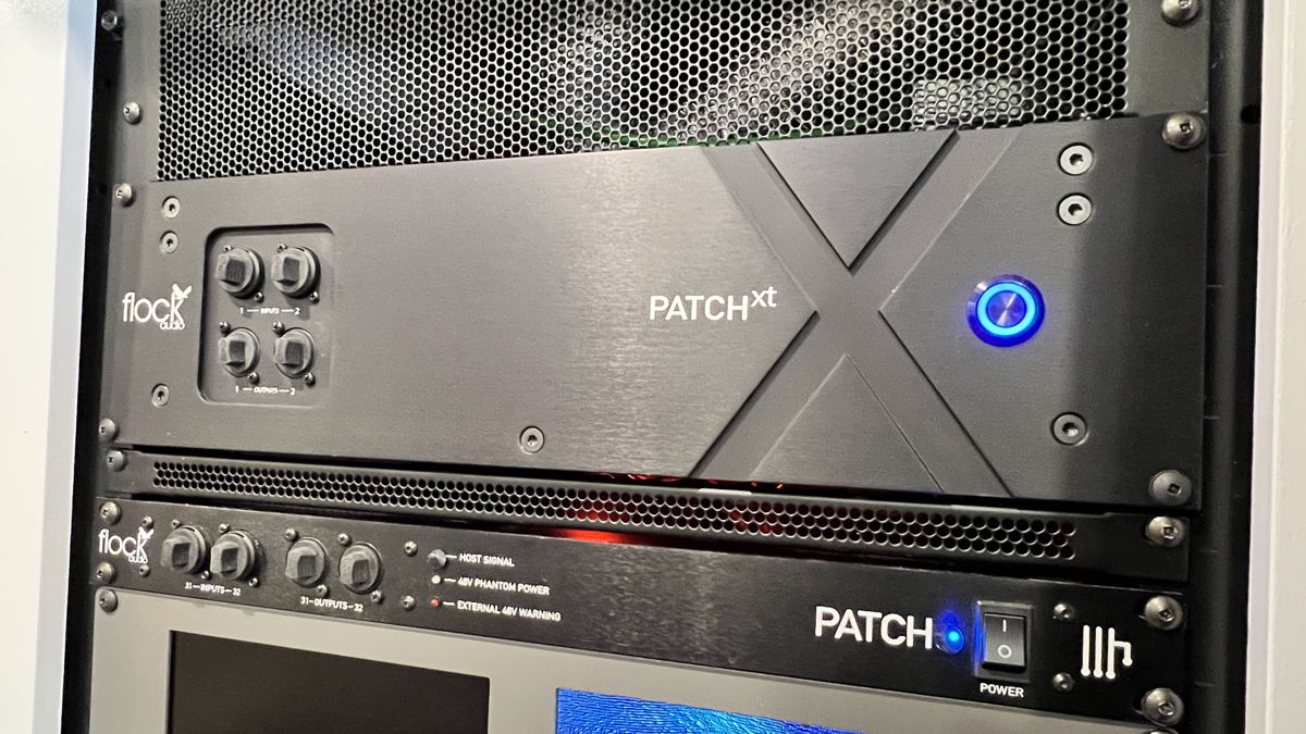 PATCH and PATCH XT in rack at Parfitt's studio