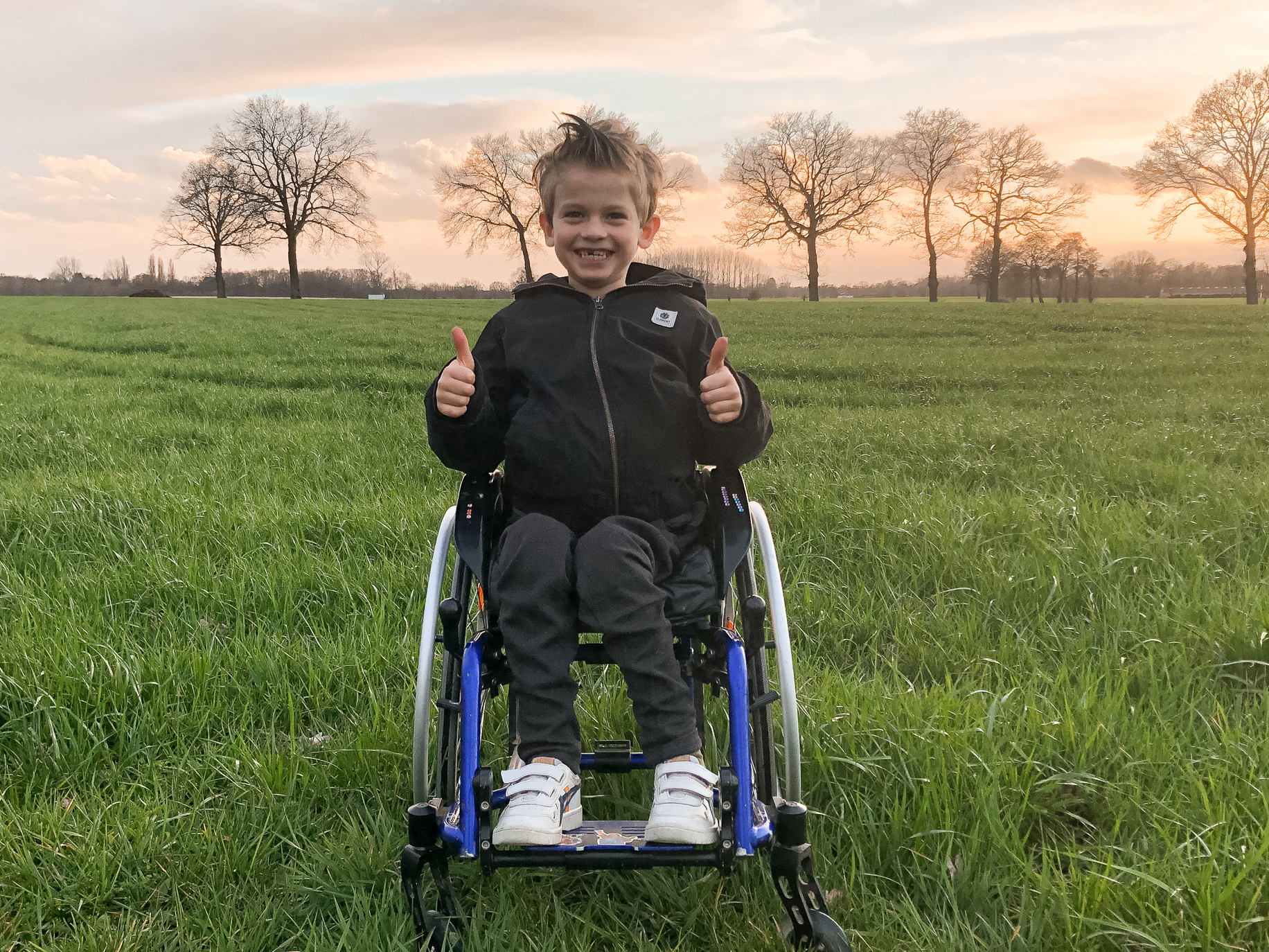 OP 7 MEI LOPEN WE DE WINGS FOR LIFE WORLD RUN IN BRUSSEL VOOR DE 6-JARIGE STAN