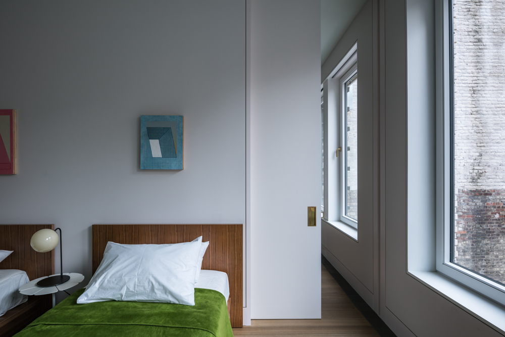 View of fourth floor. Photo by Alan Tansey.