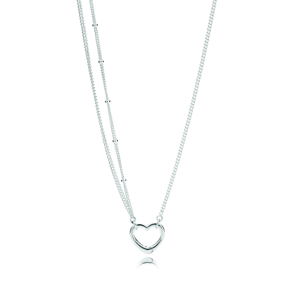 Open Heart Necklace