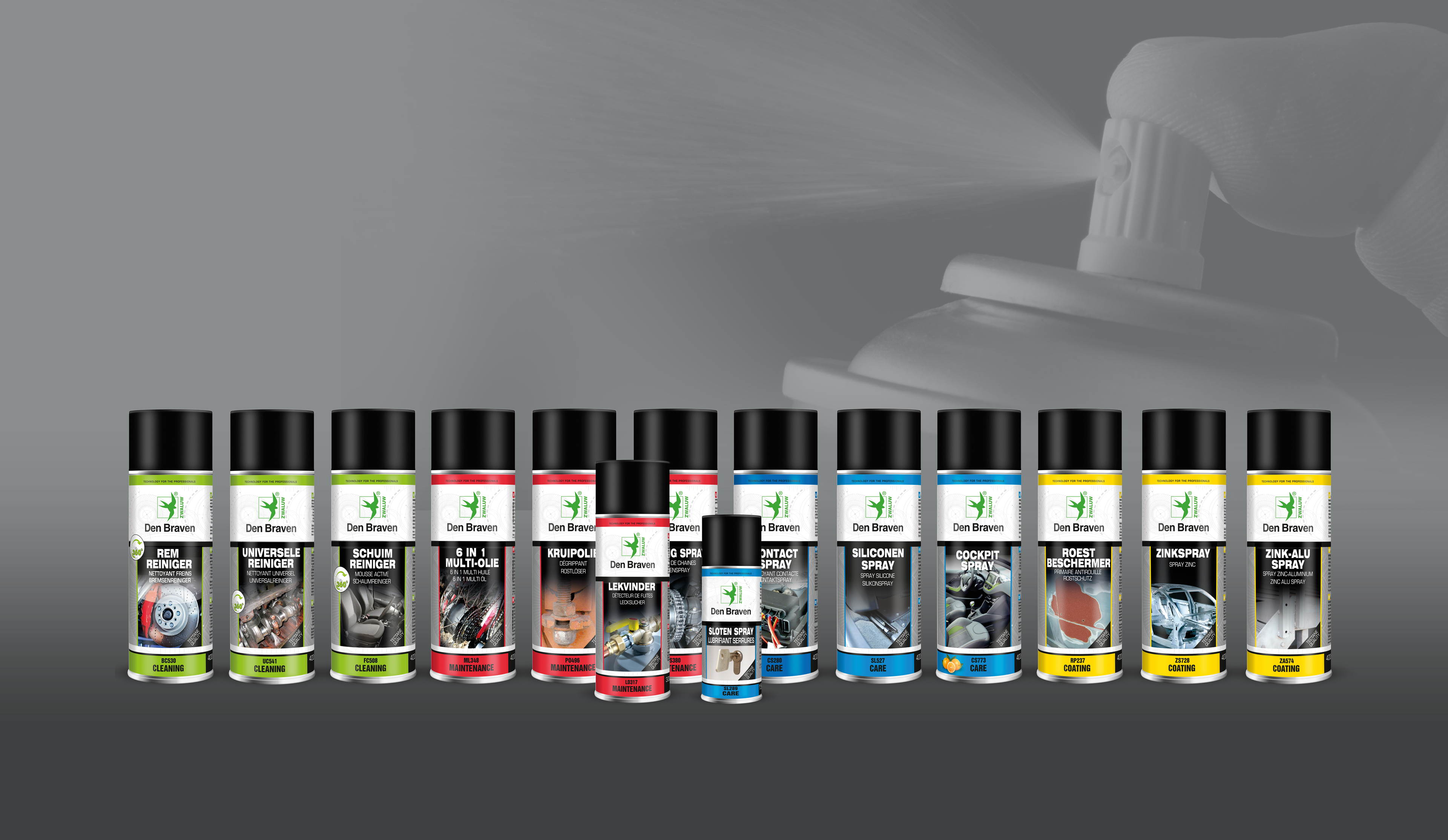 Zwaluw technische sprays - sprays techniques